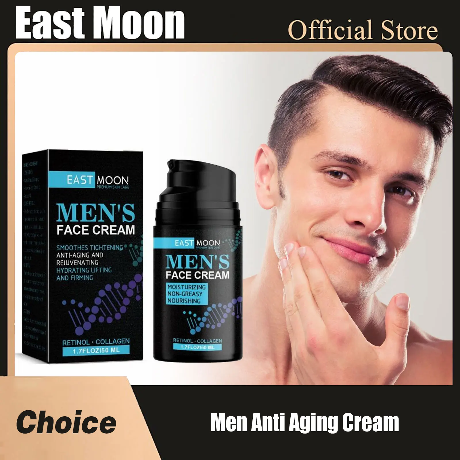 Men Anti Aging Cream Remove Wrinkle Fade Fine Lines Moisturizing Oil Control Facial Skin Care Lifting Firming Whitening Cream