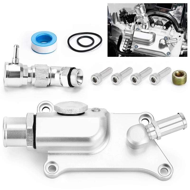 Super Sale Auto Upper Coolant Housing Straight with Filler Neck and Thermost Radiator Cap Cover for Honda K24/K20Z3 LZ-IMK09S view 2