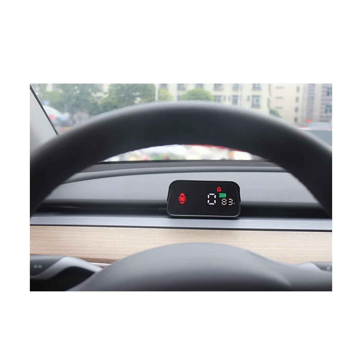 Car Head-Up Smart Display Air Code Meter LCD Instrument HUD for Tesla