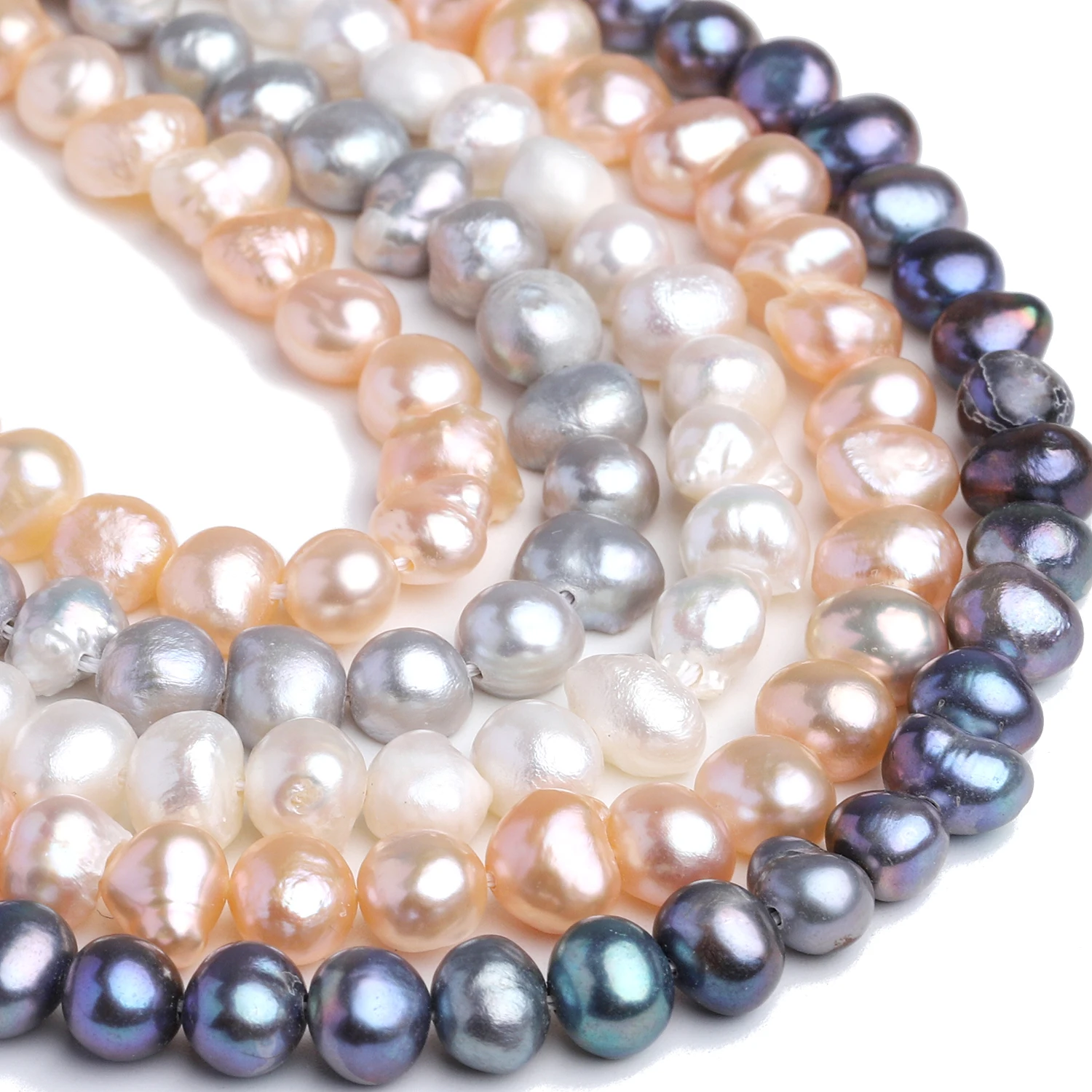 6-7mm Irregular Natural Freshwater Pearl Beads For DIY Elegant Bracelet Beading Jewelry Making Charm Necklace Earrings Accessory