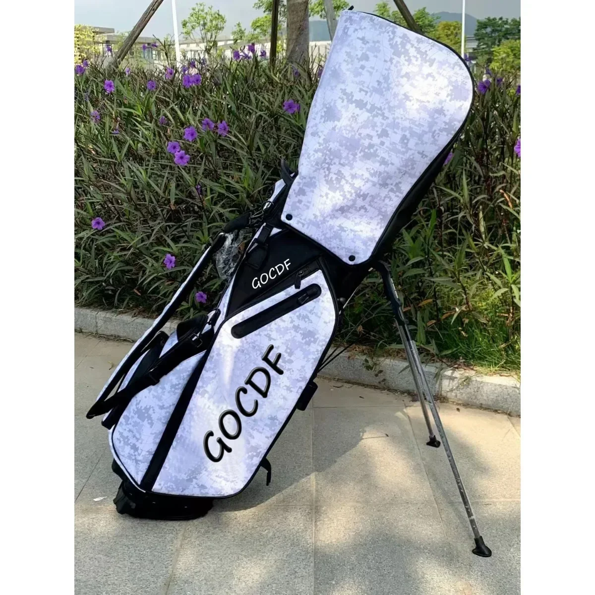 

New Golf Bag Skull Nylon Men and Women PU Pressure Film High Quality Golf Stand Bag 골프백