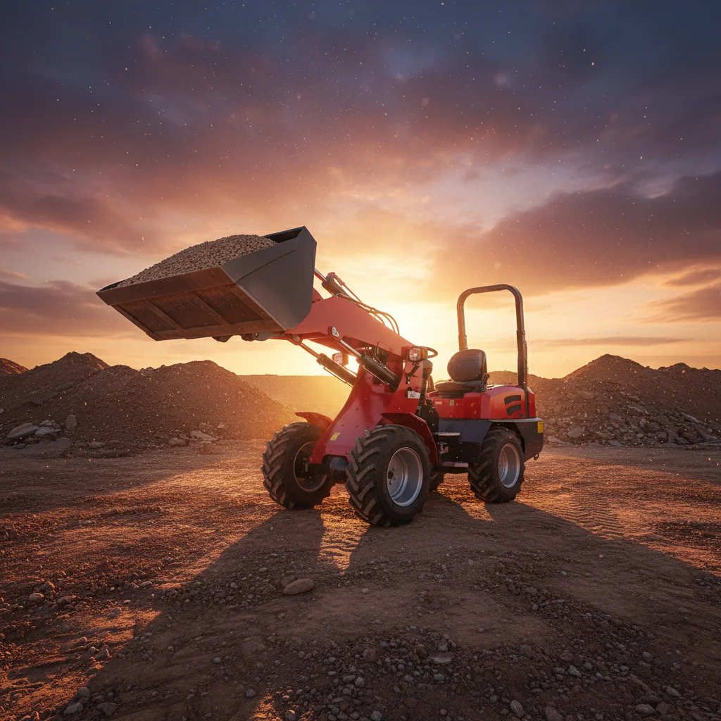 

1-тонный сверхмощный дизельный гидравлический телескопический погрузчик для посадки фруктового сада