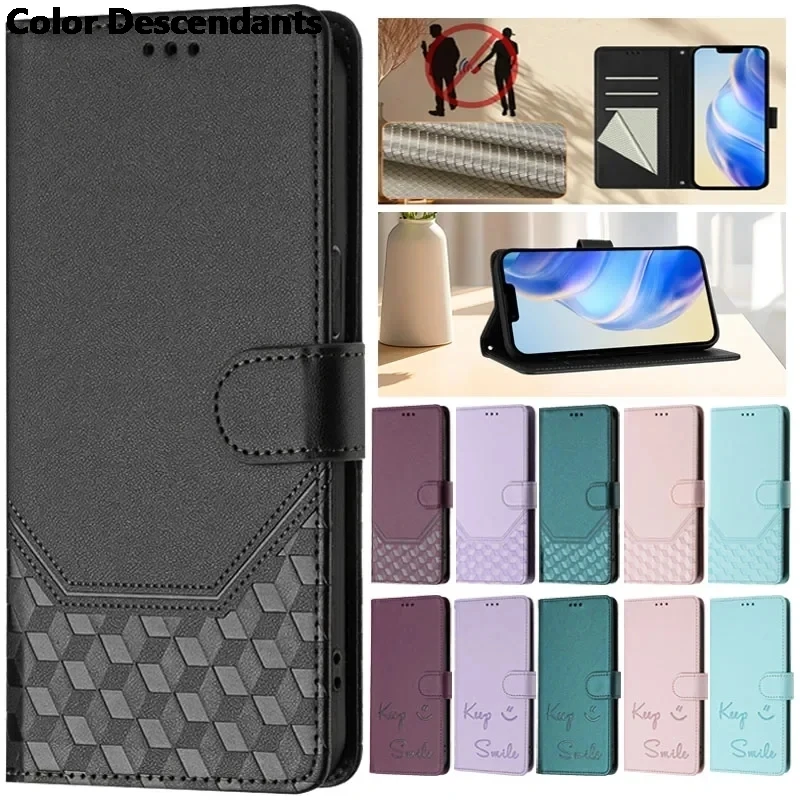 Solid Color Housing for Itel Vision 5 A05s S17 S18 S23 S24 P40 A60 A60s A70 Plus Flip Cover Card Slots Stand Holder Phone Shell