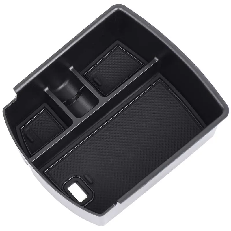 

ABS Black Car Armrest Storage Box Tidying Storage Tray Interior Car Accessories for Hyundai I30 I30N 2021-2025(Right-hand Drive)