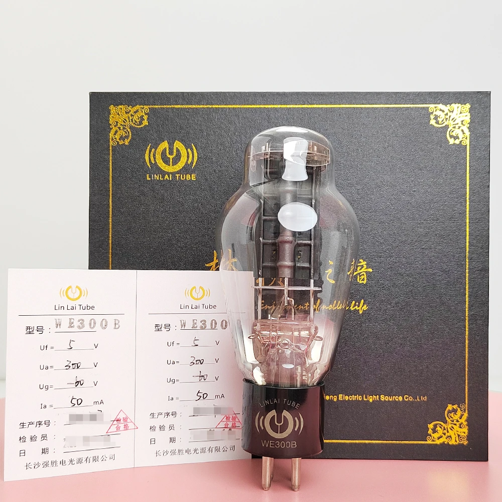 WE300B LINLAI Vacuum Tube 1:1 Copy US WE 300B Replaces 300BN 300BT E300B HIFI Audio Valve Electronic Tube Amplifier