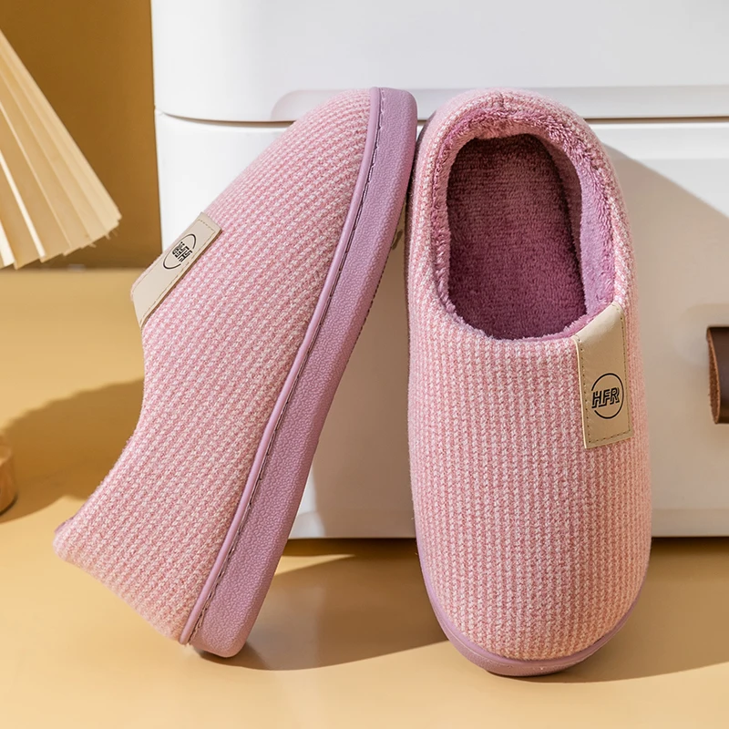 2023 Winter Warm Shoes Woman Men Indoor Slippers Soft Plush Lovers Home Floor Slipper Anti-slip Ladies Bedroom Slides SH08212