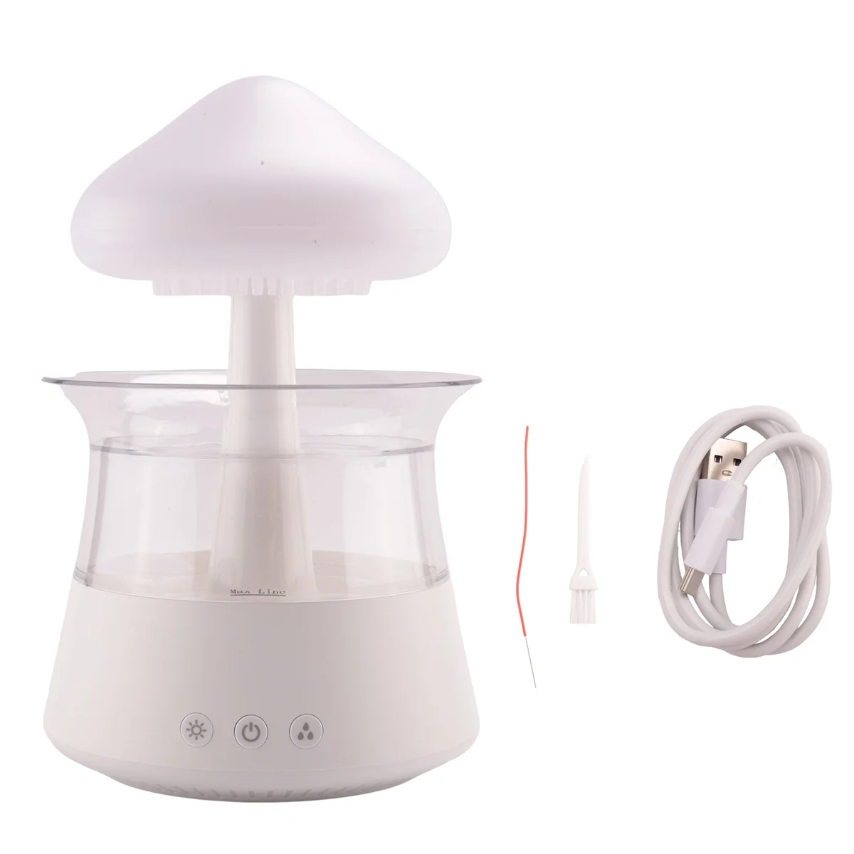 Cloud Humidifier, Essential Oil Diffuser with 7 Colours LED Lights, Nano Mist Diffuser and Humidifier for Home Office