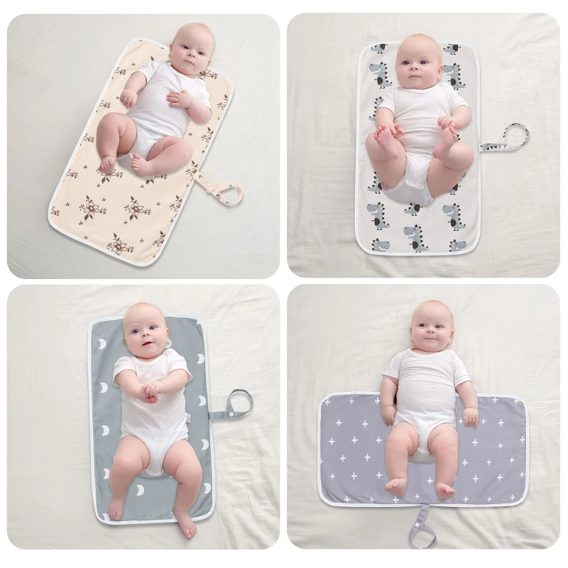 Portable Newborn Waterproof Baby Changing Mat Infant Foldable Travel Changing Diaper Nappy Liners Pad