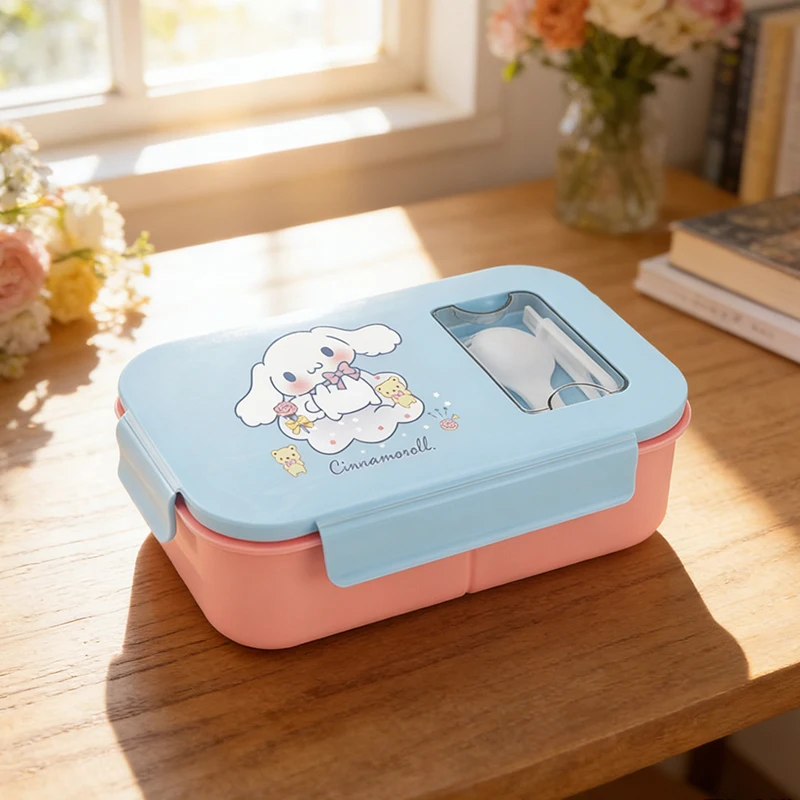 Ланч-бокс-sanrio-cinnamoroll-с-мультяшным-принтом-милый-портативный-контейнер-для-еды-для-студентов-термоконтейнер-в-стиле-аниме-подарки