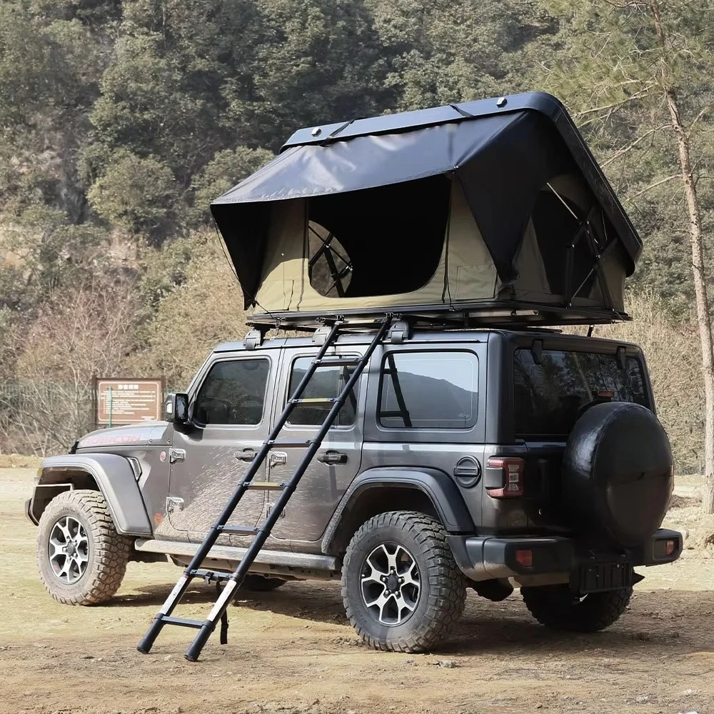 

Automatic Rooftop Tent 2-3 Person Outdoor Camping Aluminium Hard Shell Roof Top Tents with Ladder for Suv