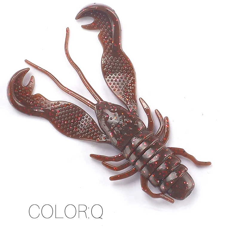 2023 Supercontinent Filet Craw Bait Barsch Köder Weicher Köder Angelköder Garnelen Hummer Weicher Kunststoffköder Angelköder
