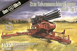 DAS WERK DW35005 1/35 2cm Salvenmaschinenkanone SMK 18 - Typ 2 Model Kit