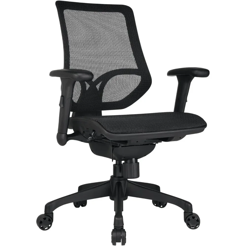 Ergonomic Mesh, Mesh Mid-Back Task Office Chair, Black, Office Chair