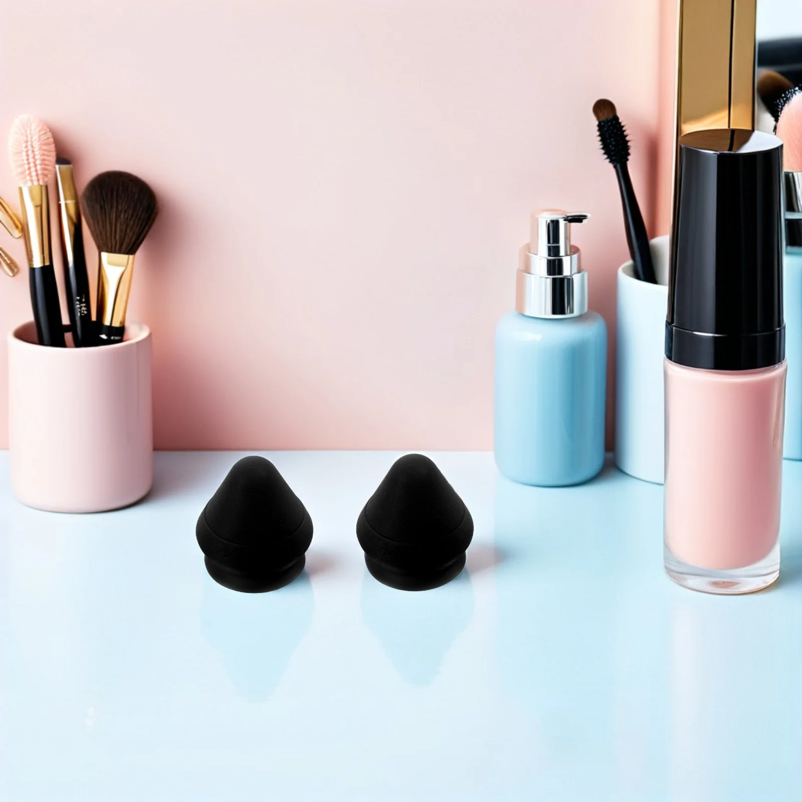 2個のハンドヘルドマッサージローラー、吸盤ベース付き、壁に取り付け可能、筋肉の結び目を取り除き、背中や首の緊張を和らげるフィットネス用