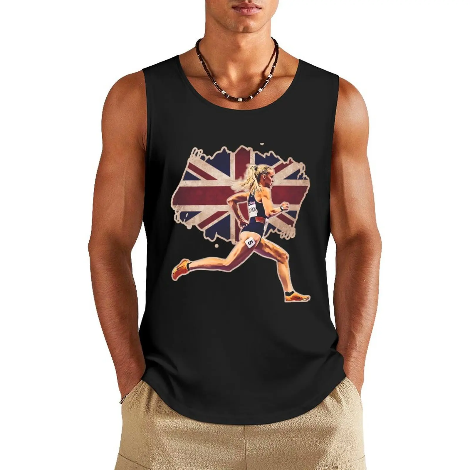 

Keely Hodgkinson - England Runner - Athlete Tank Top bodybuilding men sleeveless shirt man gym sleeveless summer 2025