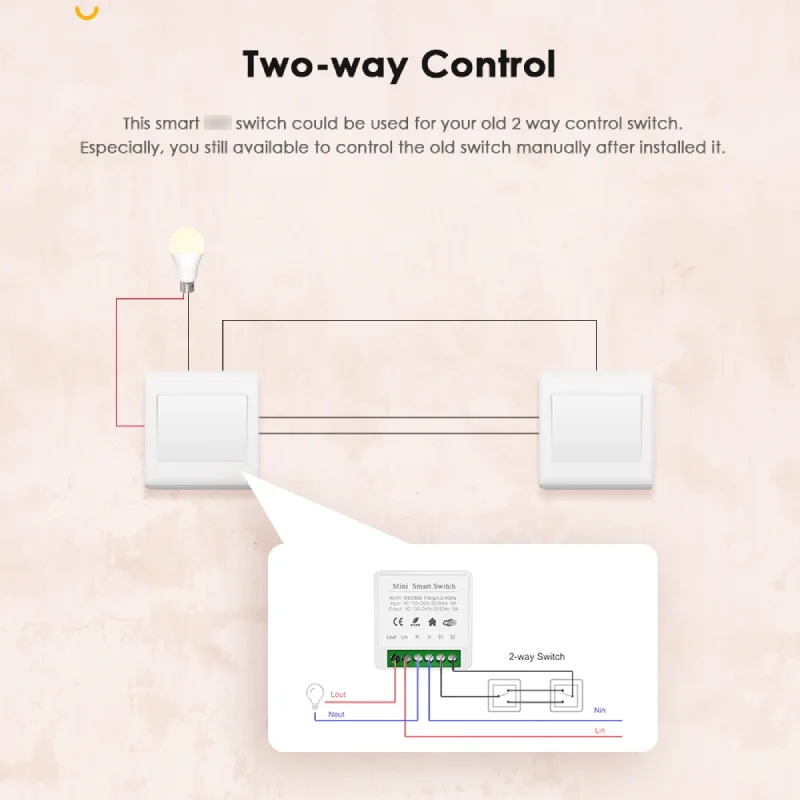 

Умный модуль переключателя для штор Zigbee, умный модуль управления освещением для дома