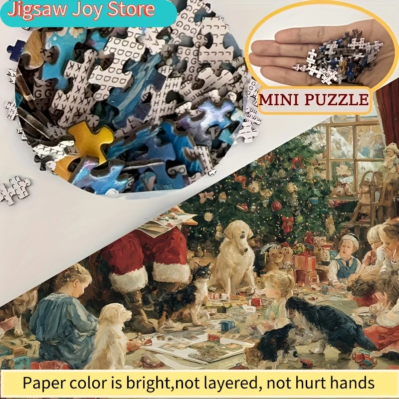 Una caja de rompecabezas diseñada para adultos, perfecta para fiestas de regalo de Papá Noel y adecuada para juegos y actividades de fiesta. Esta festa es un placer.