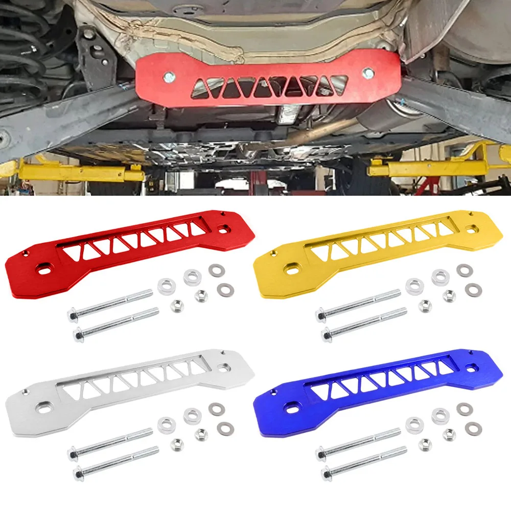 Billet Aluminum Rear Subframe Brace & Tie Bar Kit Fit for  Honda Civic FD1.8/2.0 2006-2011 FB FG 2012-2016 Chassis Reinforcement