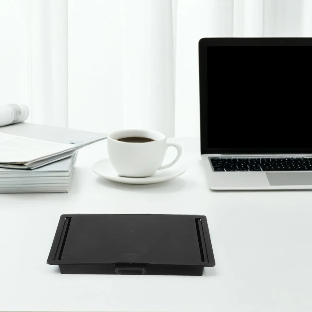 

2Pcs Adhesive Under Desk Drawer Storage Organizer Slide Out Pull Out Cabinet Drawer Hidden Storage for Office Home Desk