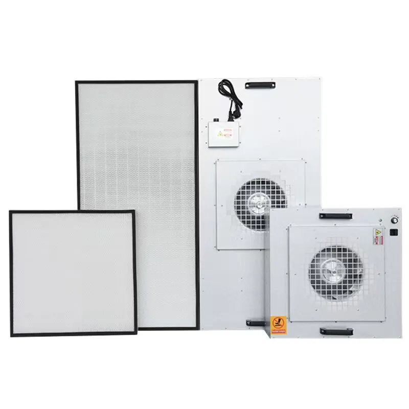 Industrial FFU Air Purifier, Fan Filter Unit for Clean Workshop, Laminar Flow Hood, Clean Booth with High‑Efficiency Filter