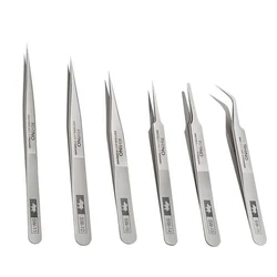 Anti-Magnetic Anti-Acid Super Hard RHINO SW Tweezers Set Switzerland Standard Special Tip Precision Forceps For Repairing Tools