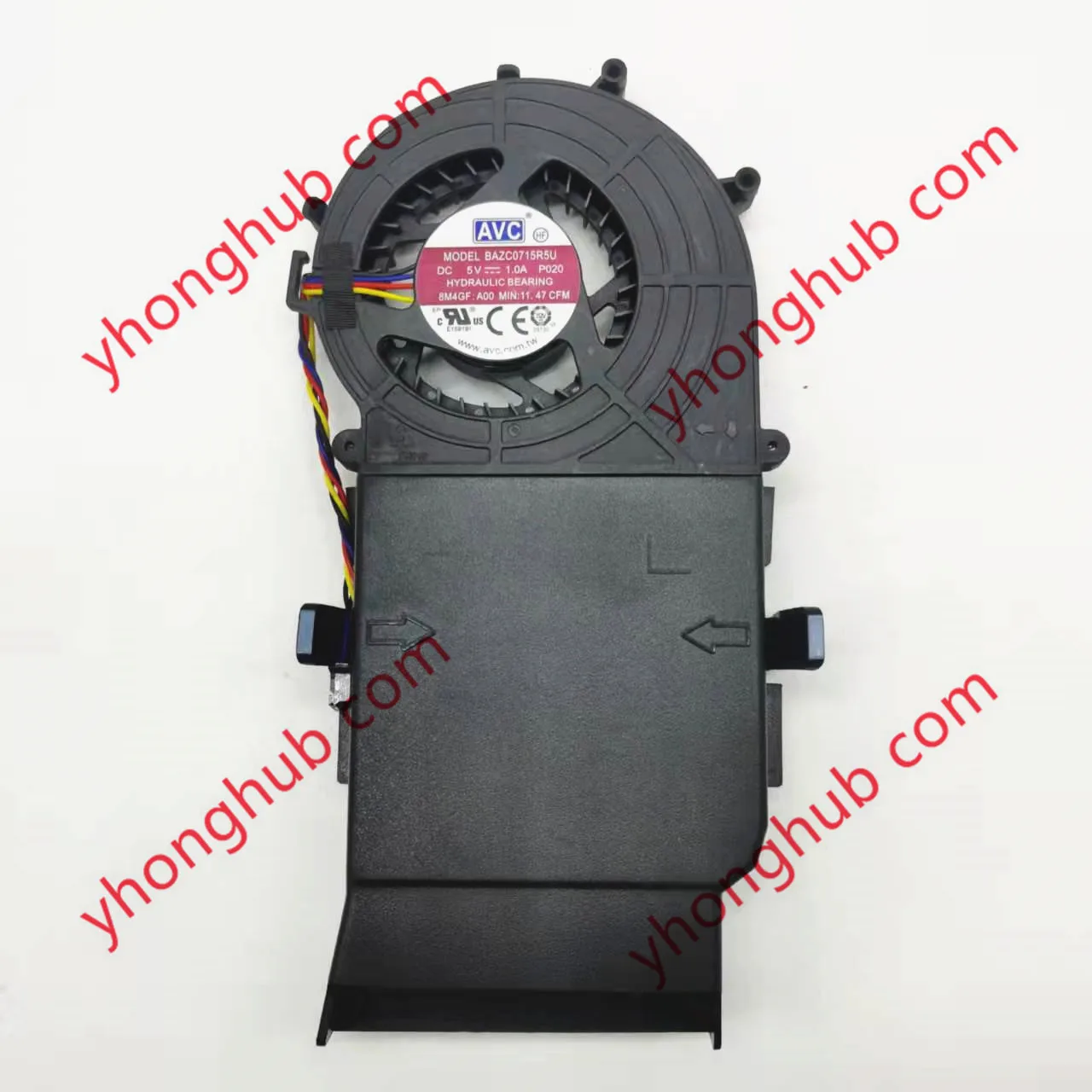 

3020m 3040 3046 3050 7070 7040 7050 9020 D08U BAZC0715R5U P020 DC 5V 1.0A 4-Wire Server Cooling Fan