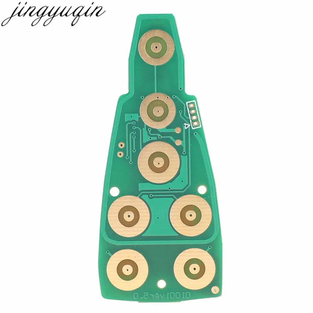 Jingyuqin M3N5WY783X รีโมทคอนโทรล Key Alarm 433MHz PCF7941ชิปสำหรับ Jeep Grand Cherokee IYZC01C 3/4/5/6ปุ่ม