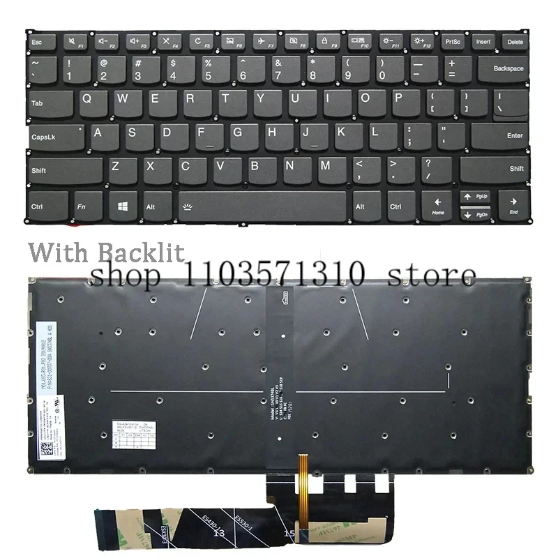 

Новая оригинальная клавиатура для ноутбуков Lenovo 6-14iil, ThinkBook 13s-iwl, 14s-iwl, 14-iil, 14-υ