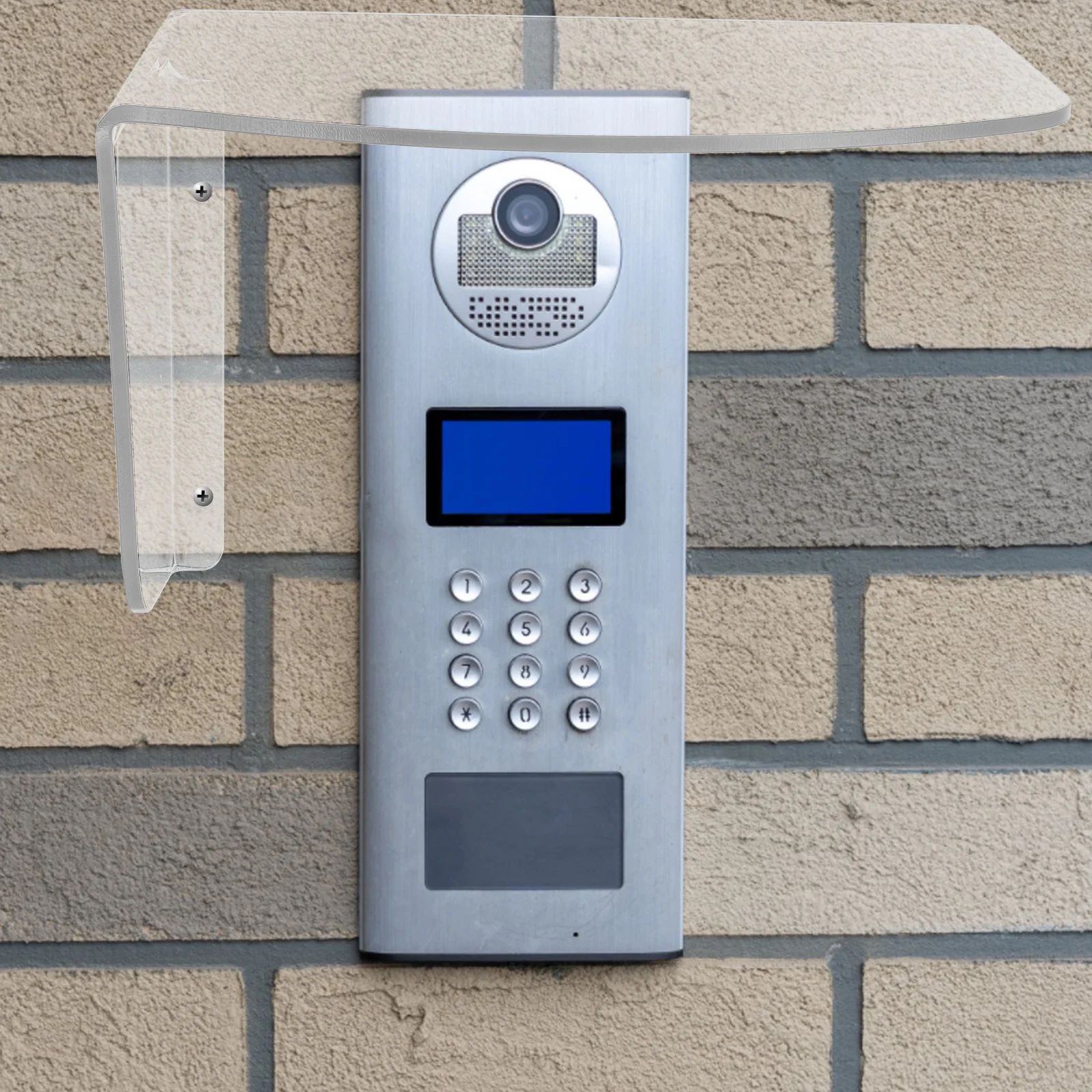 

Outdoor Electronic Door Lock Cover Acrylic Protective Rain Shell Waterproof Door Access Control Rain Cover Lock Protection