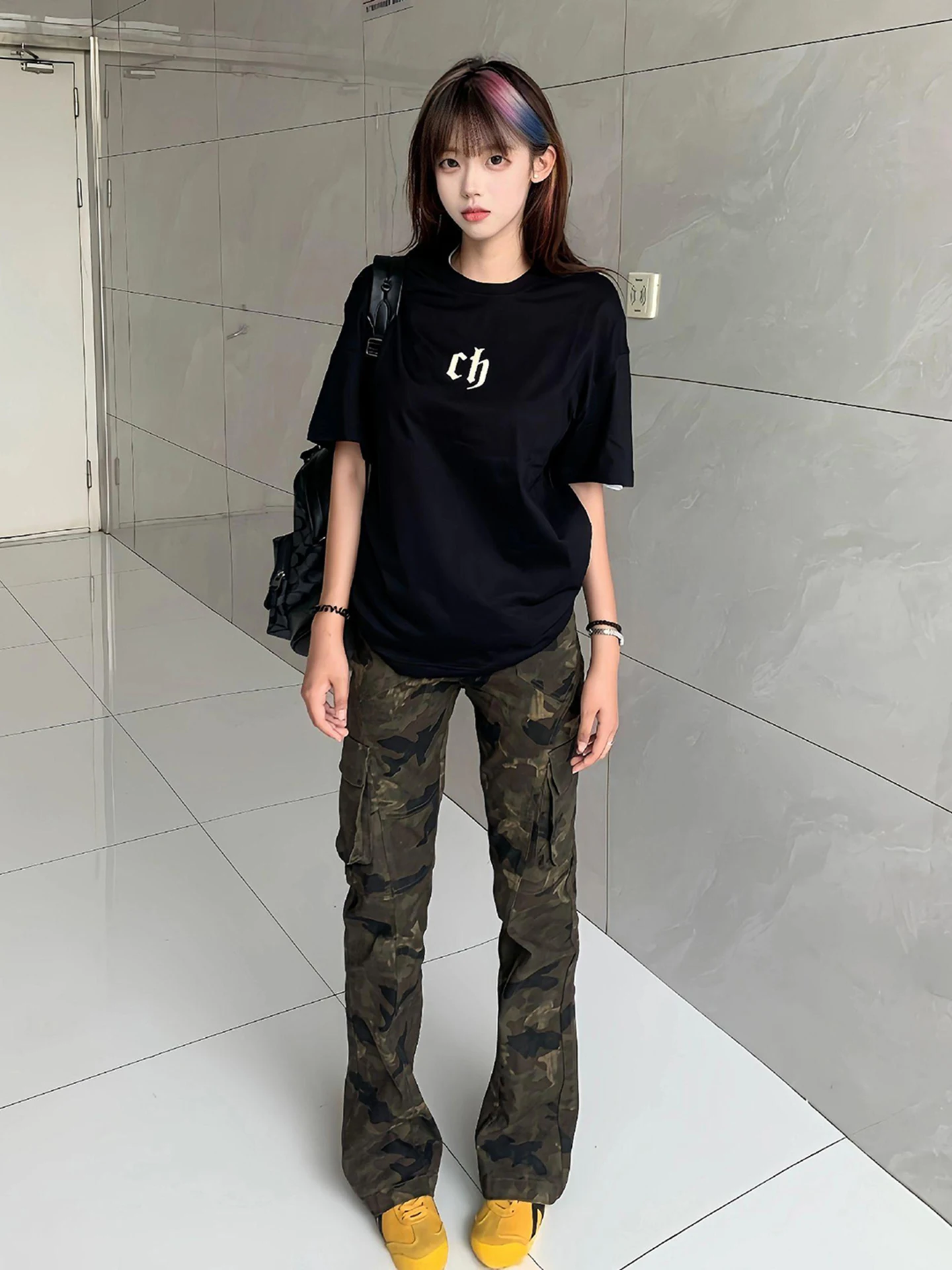 

Ретро-джинсы в американском камуфляжном стиле, тонкие, прямые, с легким расклешением, молодежные, летние, износостойкие, повседневные, свободного кроя