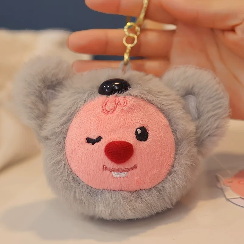 Cute Cartoon Beaver Plush Keychains Backpacks Plush Pendants Decorative Gifts Car Pendants Accessories And Birthday Presents