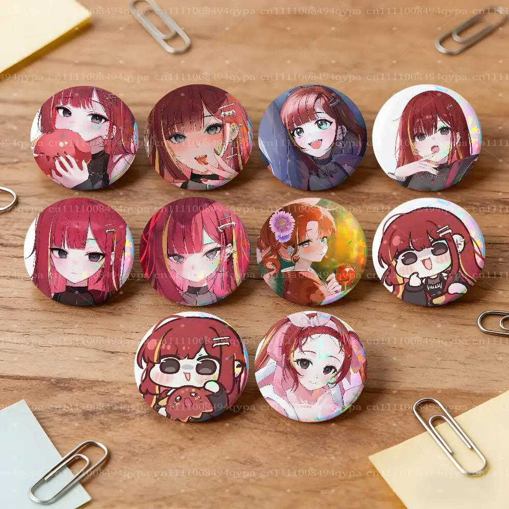 StelLive A-Akane Lize Button Pin Badges Decoration Gifts Merch Party Supplies Button for Accessories Art DIY Crafts Decor