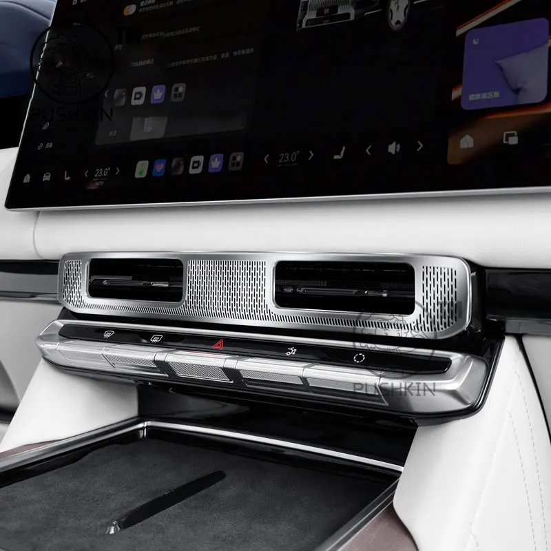 ل ZEEKR 9X 2025 2026 التحكم المركزي منفذ الهواء الغطاء الواقي المقصورة الأمامية الغطاء الواقي الملحقات الداخلية #4