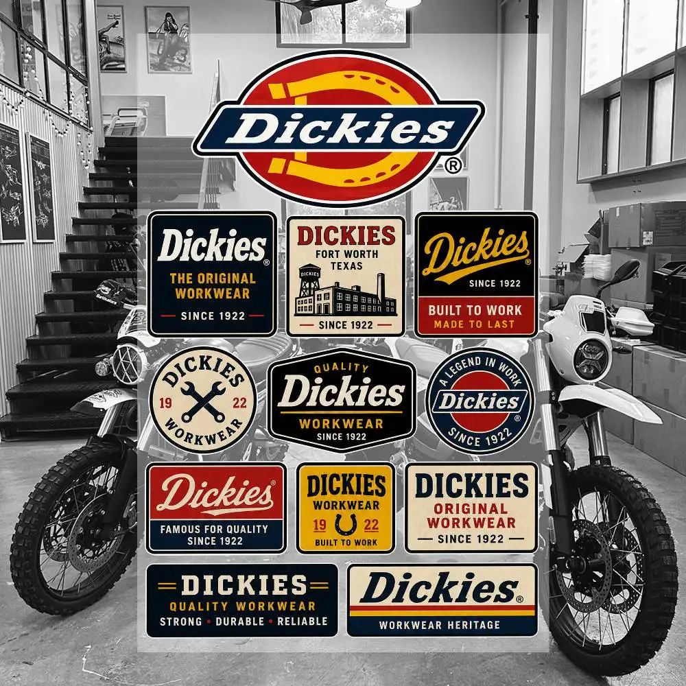 D-iC-kiE-s Aesthetic Graffiti Waterproof PVC Stickers for Car Motorcycle Skateboard Helmet Notebook