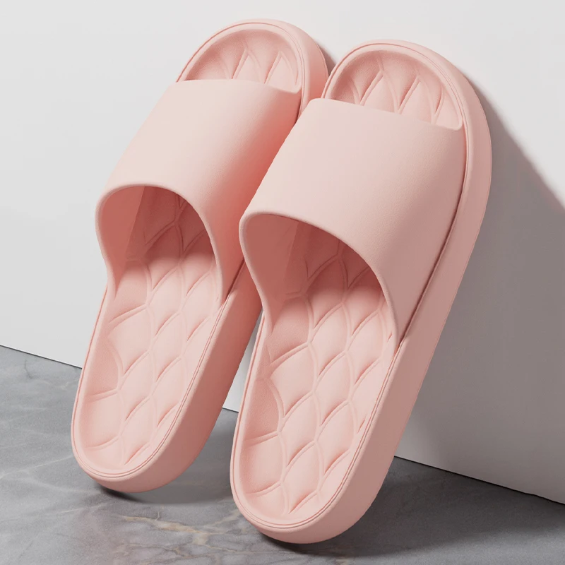 Lightweight Non Slip Home Slippers Women Summer Comfortable Soft Sole Eva Slides Woman 2026 Simple Indoor Floor Couple Shoes