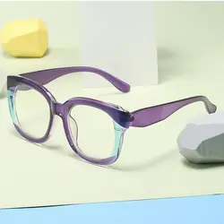 Unisex Retro Round Frame Eyewear Blue Light Blocking Glasses Optical Spectacles Anti-blue Rays Computer Gaming Protect Goggles