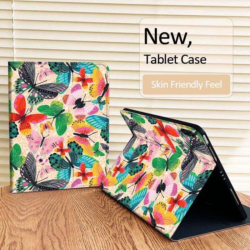 

Чехол для планшета с ярким узором бабочек для Huawei MatePad Pro Air 12 X, Honor Pad 8, V8, 9, 13, GT, GT2, 3, 12.6, 13.3 дюйма