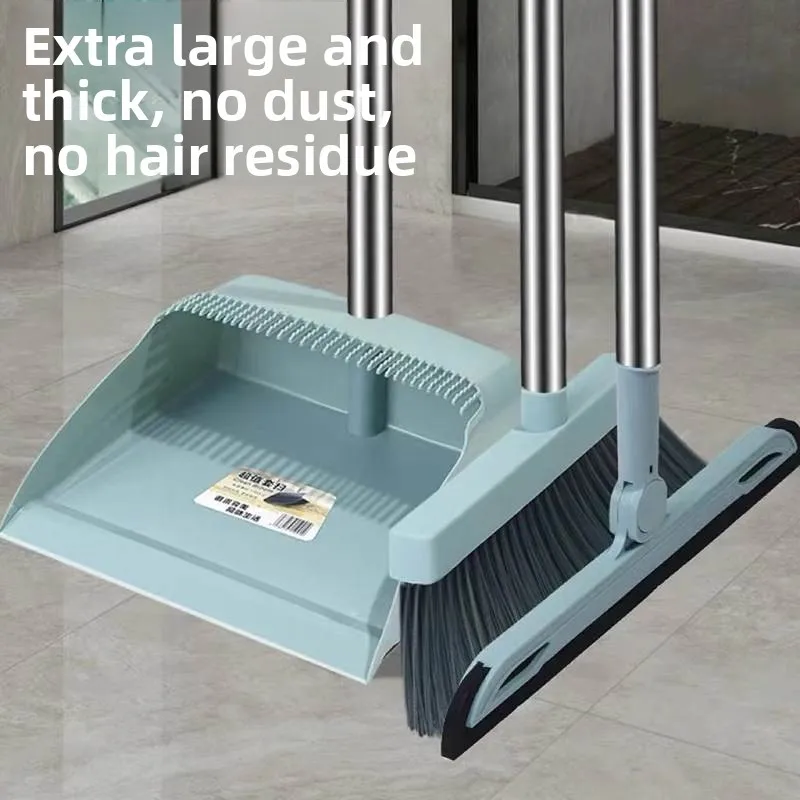 魔法のほうき掃除セット-2026年新型-家庭用モップ3点セット-ほうき兼用-水拭き単品
