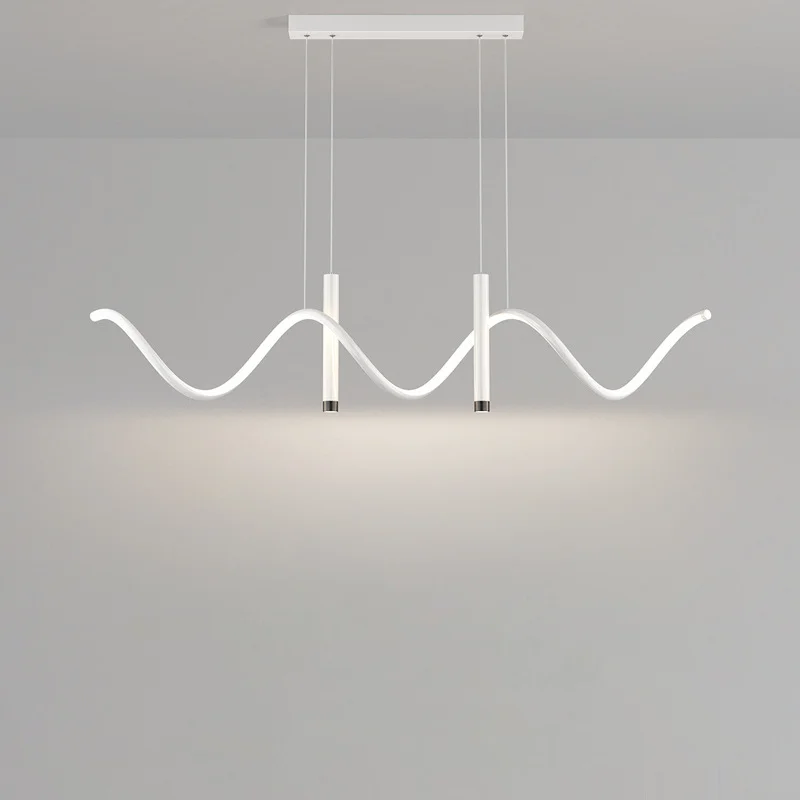 Plafonnier LED au Design Nordique Moderne et Simple, Luminaire Décoratif d'Nik, Idéal pour un Salon, une Salle à Manger ou un Bar