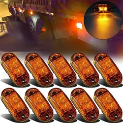 1 stücke led seiten markierung blinker leuchten für anhänger lkw piranha caravan seiten freigabe markierung leuchte lampe bernstein rot weiß