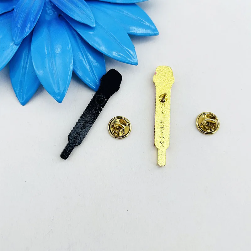 BBP-Pendurado Emblema De Metal, Microfone, Microfone, Emblema