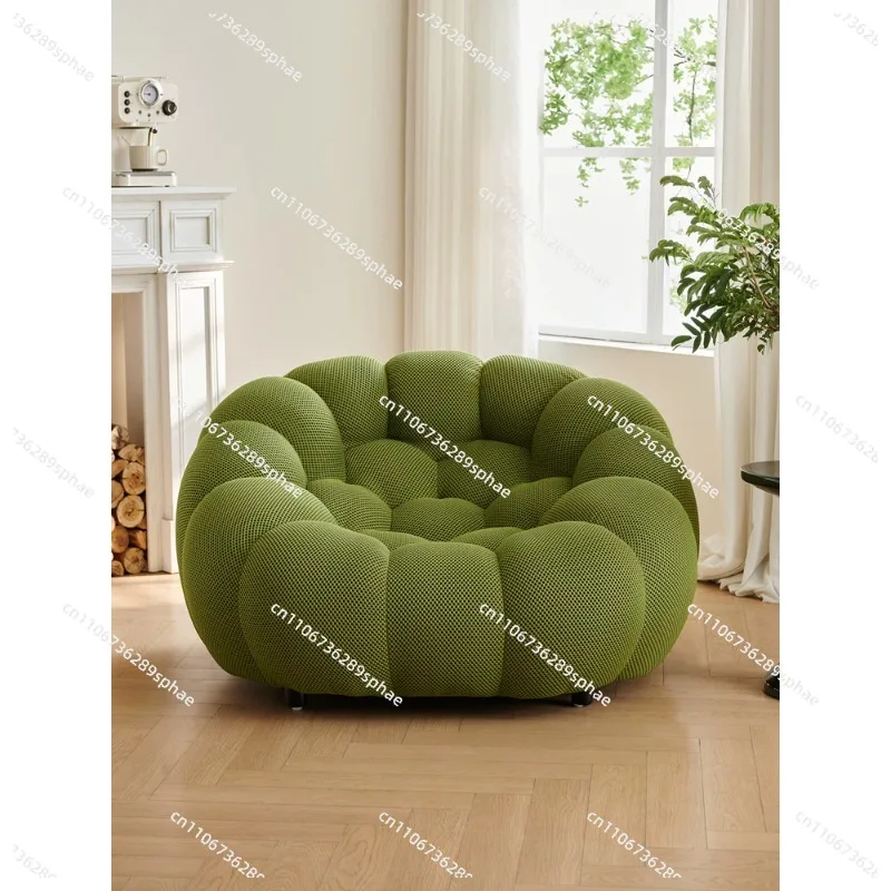 Bubble sofa chair single leisure chair living room modern simple fabric chair football lazy pumpkin