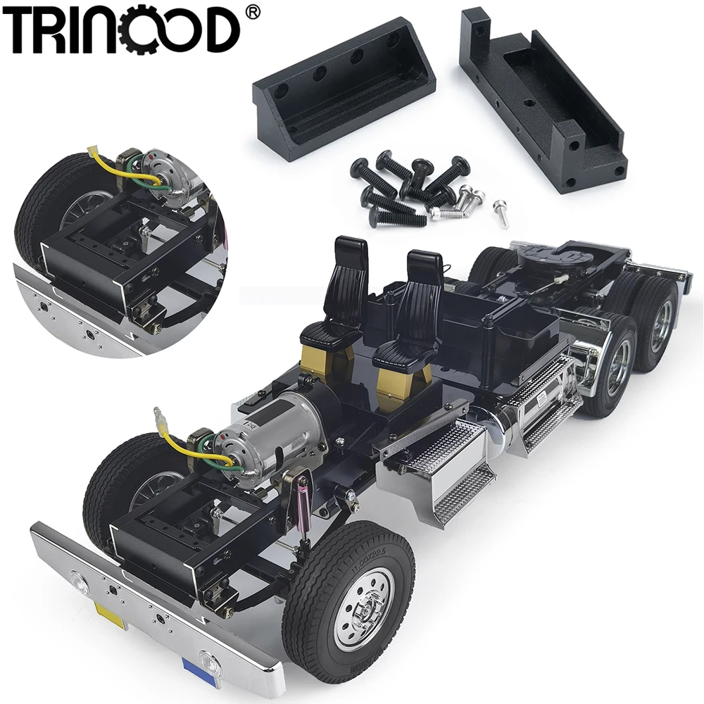 TRINOOD RC obudowa samochodu złącze uchwyt uchwyt ciała dla 1/14 Tamiya King Hauler 56301 RC ciągnik siodłowy przyczepa cześć zapasowa