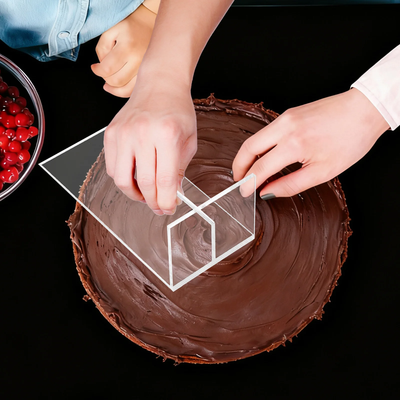 

Скребок для торта, 1 шт., прозрачный инструмент для выпечки, акриловый материал, легко чистится, разглаживающий крем для торта, разбрасыватель, аксессуары для выпечки