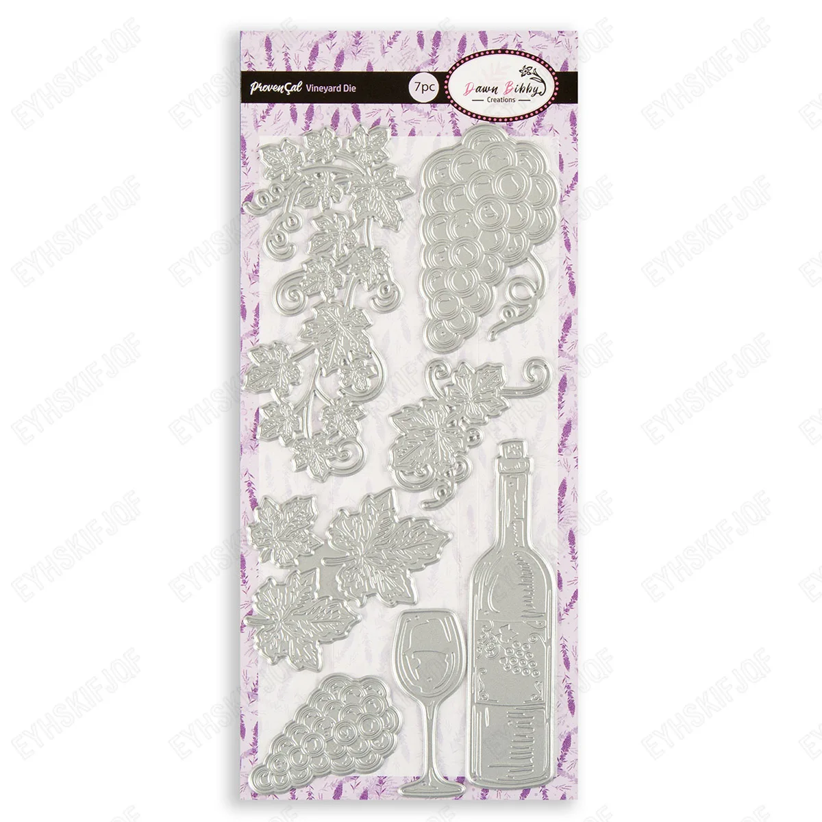 2024 August New Garden Lavender Metal Cutting Die Stencil For Diy Scrapbooking Crafts Maker Photo Album Template Handmade