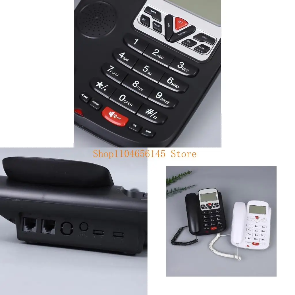 5asd L-51 Desk Telephone With Caller Display Big Button for Hotel Guests and Business