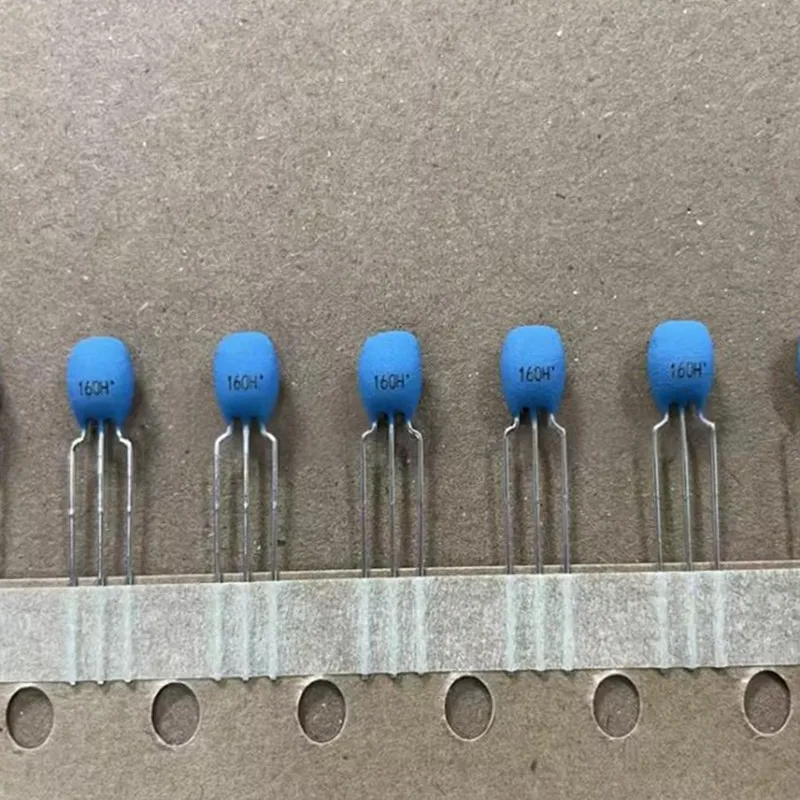 10PCS CSTLS16M0X53-A0 SIP-3 silk-screen printed 160 through-hole ceramic resonator 16MHz ±0.5% 15pF brand new original