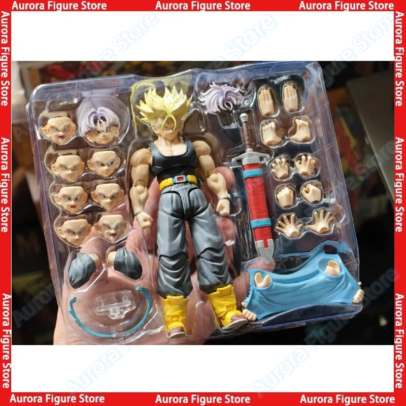 Re-releaseTonsenarttoys Kamione 05A 05B Dragon Ball Z SHF Super Saiyan SSJ Trunks Gogeta Anime Actiefiguren Speelgoed Model gift