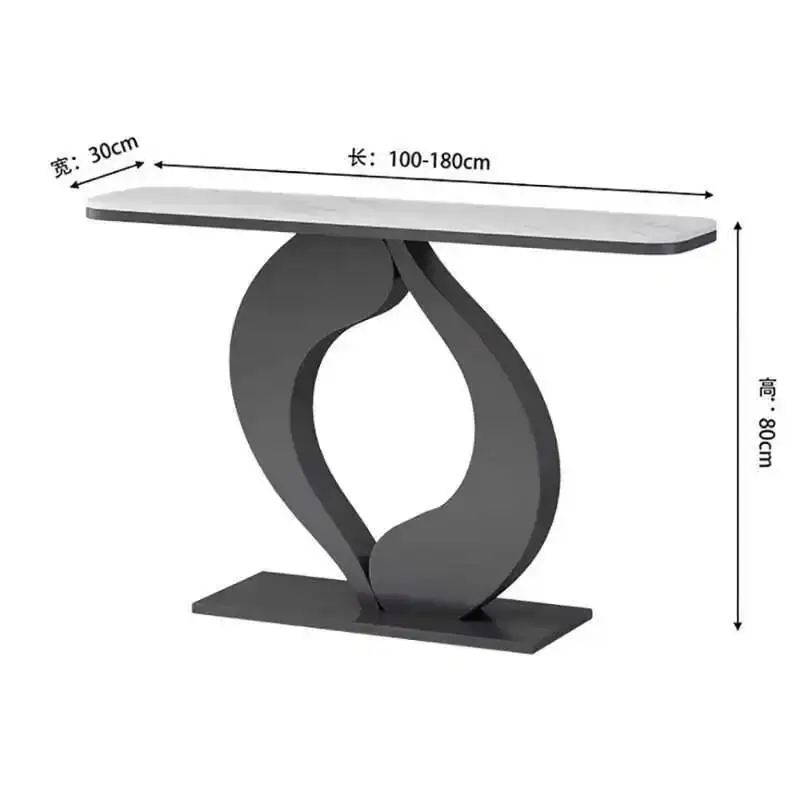 

Modern Elegant Fashion Corner Trendy Table Luxury Fashion Entryways Table Simple Delicacy Tavolo Salotto Hallway Table Furniture