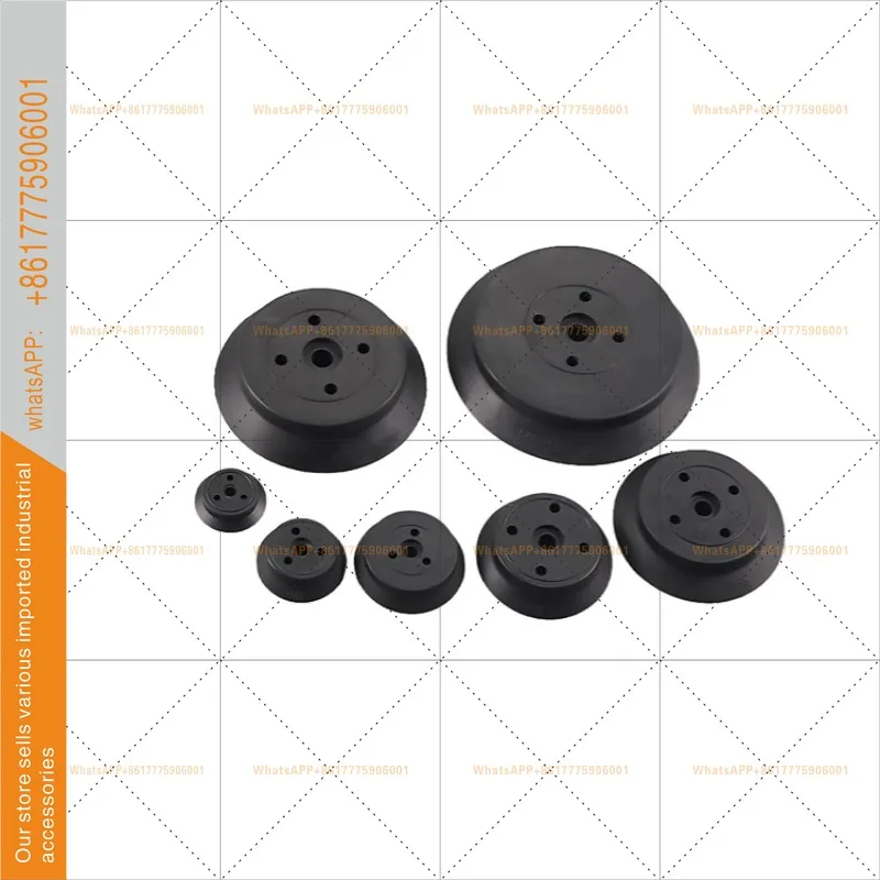 Heavy-duty vacuum suction cup single and double layer black and white silicone rubber ZP 32 40 50 63 80 100H HB